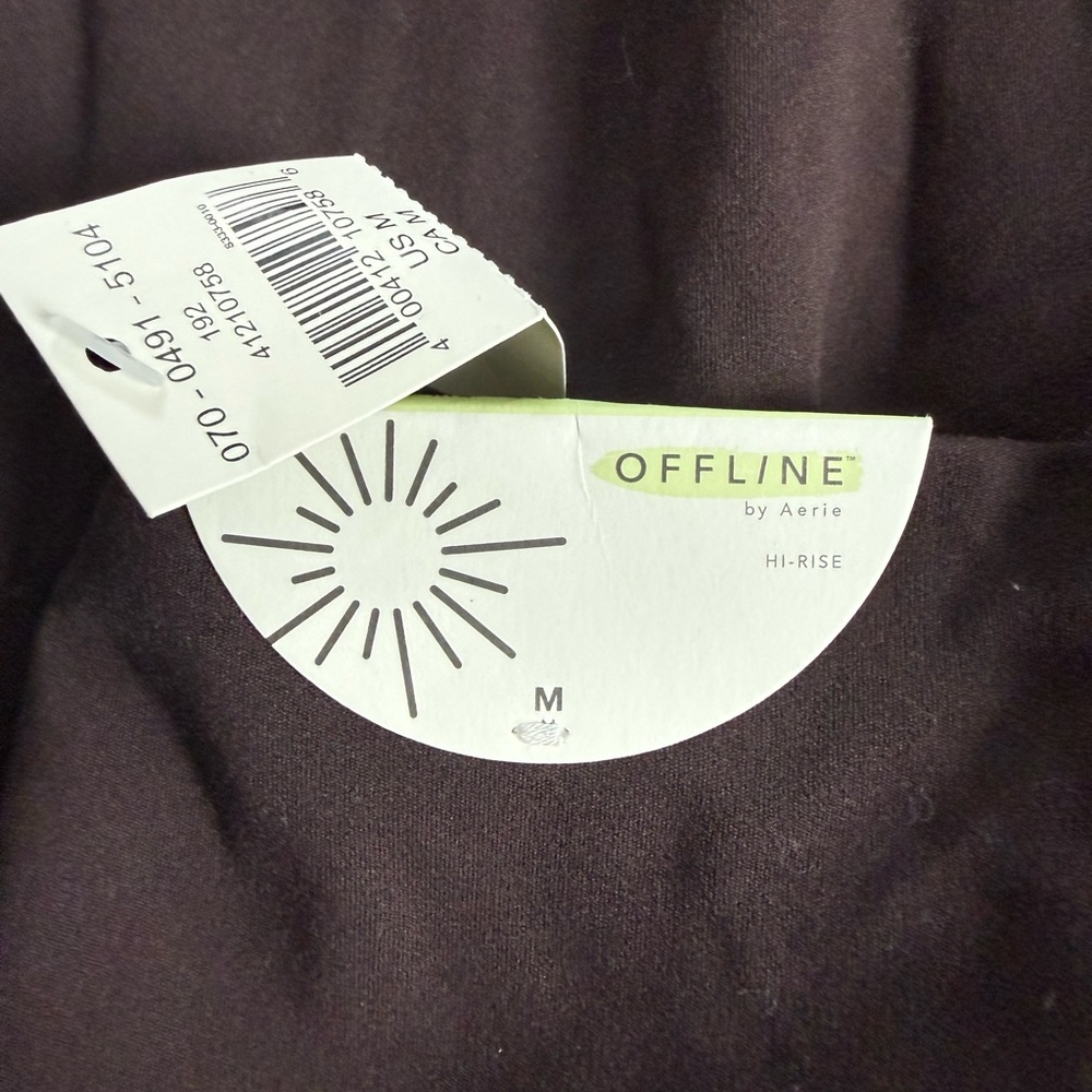 Aerie OFFLINE Dark Brown Leggings - Picture 3 of 4